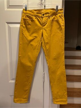LOFT Women's Mustard Skinny Jeans
